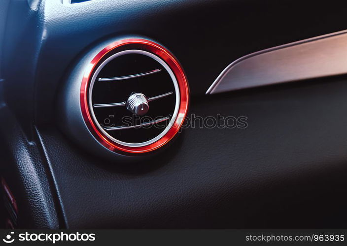 Modern air conditioning in the car