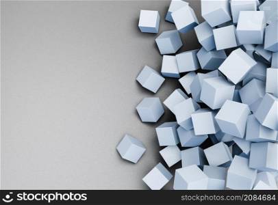 modern background with geometrical cubes