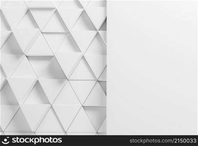 modern background with white triangles