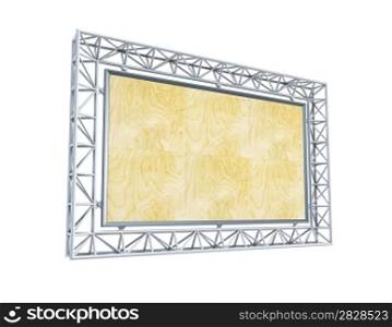 modern billboard, isolated 3d render