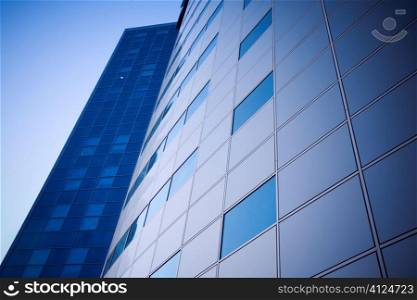 modern building,special toned and vignetting,focus point on nearest part