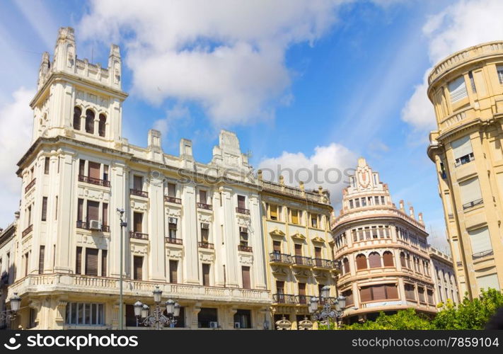 modern buildings in city of Cordoba, Spain