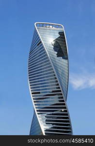 Modern buildings of glass and steel skyscrapers against the sky. Modern buildings of glass and steel skyscrapers against the sky.