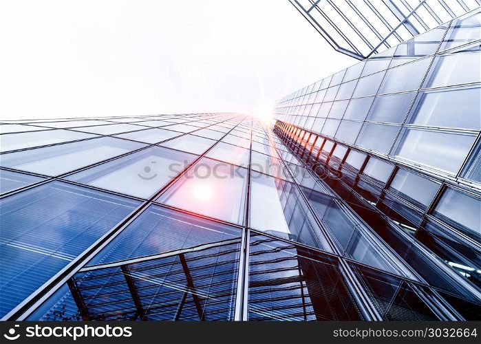 modern business skyscrapers. Windows of Business Office
