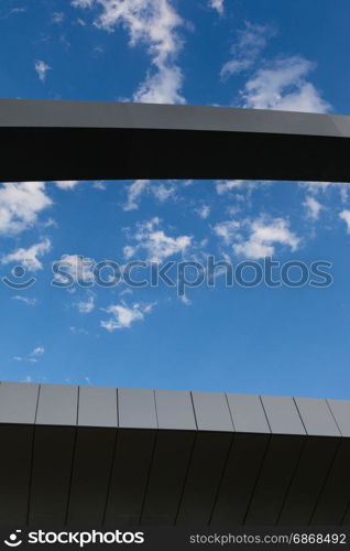 Modern City Bridge near Business Center