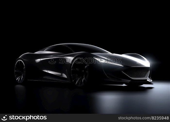 Modern concept of sport car. Auto vehicle. Generate Ai. Modern concept of sport car. Generate Ai