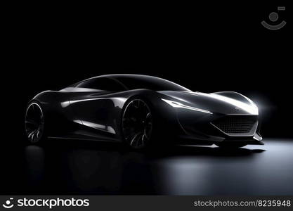 Modern concept of sport car. Auto vehicle. Generate Ai. Modern concept of sport car. Generate Ai