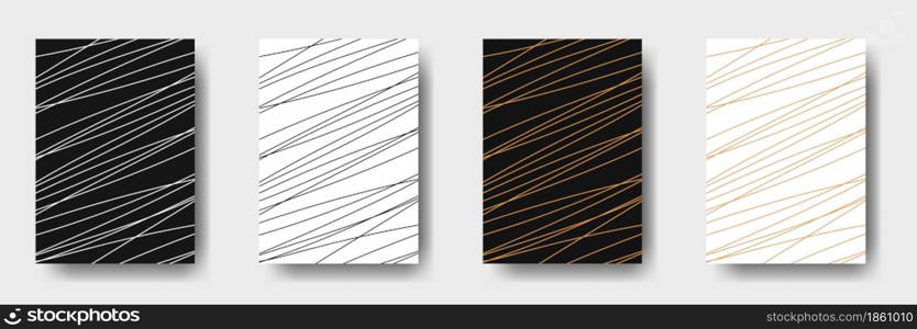 Modern cover design. Modern booklet or brochure design. Premium covers with abstract patterns. Vector template for certificate, diploma or invitation.