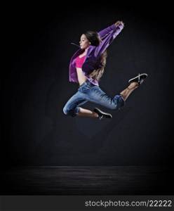 Modern dancer girl (dark version)