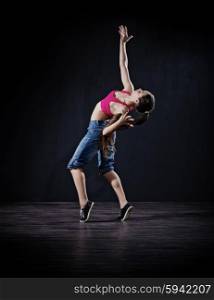Modern dancer girl (dark version)
