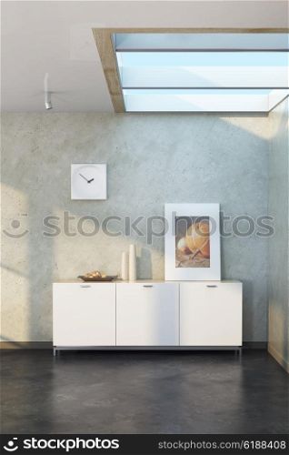 modern design of lounge room