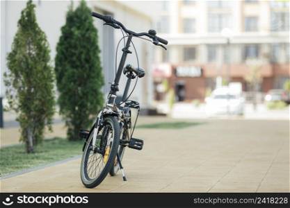 modern eco friendly bicycle outdoors