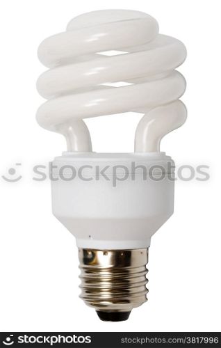 Modern electric lamp on a white background