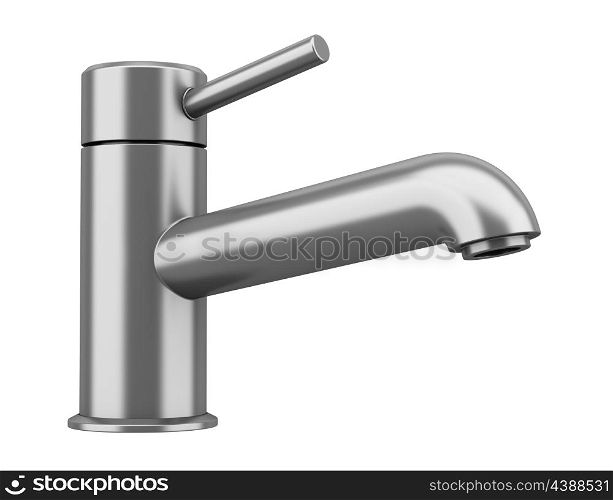 modern faucet isolated on white background&#xA;