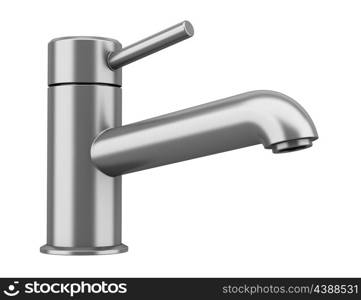 modern faucet isolated on white background&#xA;