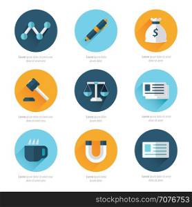 Modern flat icons vector collection