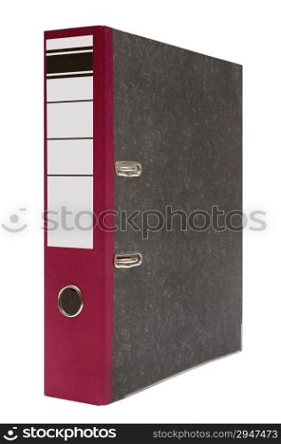Modern folder for papers on a white background