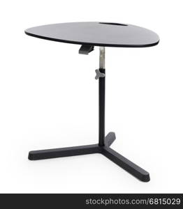 Modern folding table on a white background