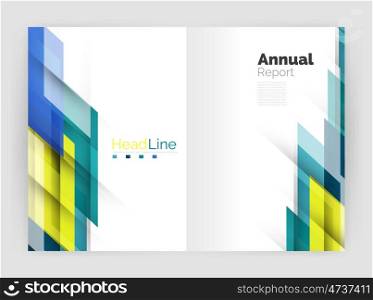 Modern geometric templates. Business flyer brochure or annual report covers. Modern geometric templates. Business flyer brochure or annual report covers. illustration