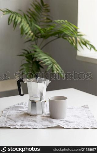 modern home decor with coffee arrangement