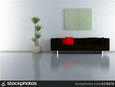 modern interior (3D render) - Elegance Furniture