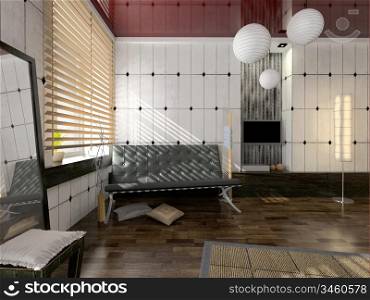 modern interior design (computer - generated image)