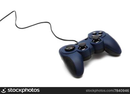 modern joystick for gaming on a white background