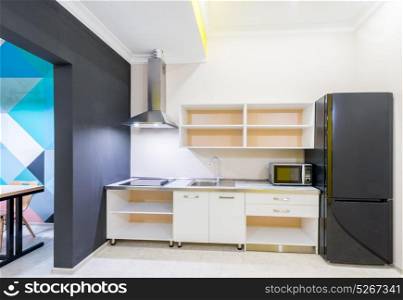 Modern kitchen interior at home