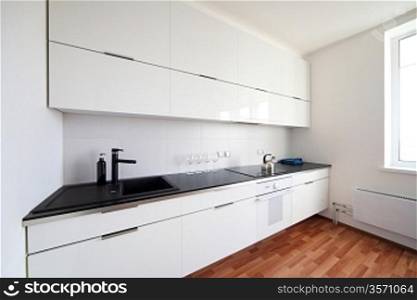 modern kitchen interior in minimalism style