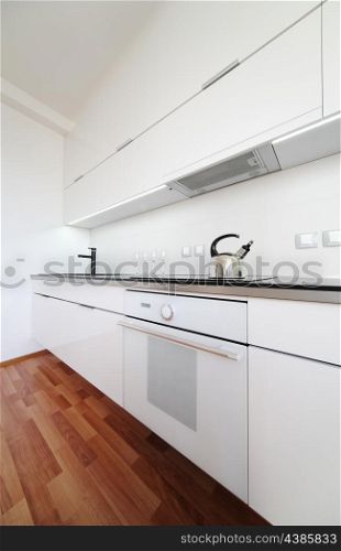 modern kitchen interior in minimalism style