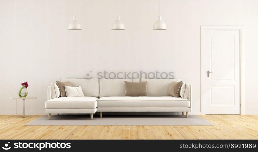 modern living room - 3d rendering