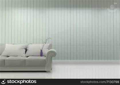 Modern Living room interior in elegant style. 3D rendering