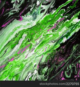 Modern marbled liquid acrylic paint flowing texture, creative contemporary background