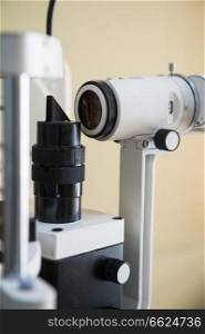 Modern medical equipment in the ophthalmology office. Modern medical equipment