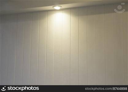 Modern minimalist style interior on white gray wall, stock photo