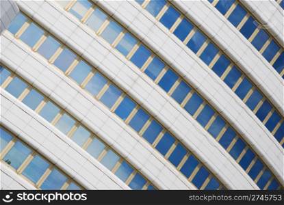 modern office building facade (glass pattern)