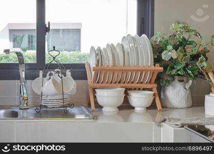 modern pantry with utensil in kitchen