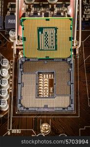 Modern processor and motherboard for a home computer