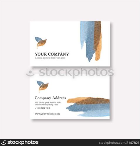 Modern Professional Business Card Template, Simple Business Card, watercolor Business Card Template