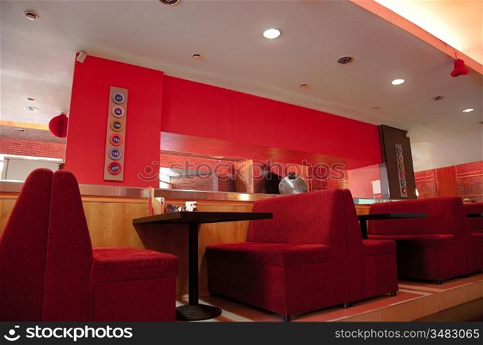 modern restaurant interior photo