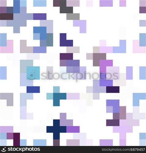 Modern Retro Theme Background with Colorful Squares. Modern Retro Background
