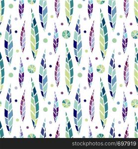 Modern seamless stylized leaf pattern. Bright background for fashion textile and wrapping design.. Modern seamless stylized leaf pattern. Bright background for fashion textile and wrapping design
