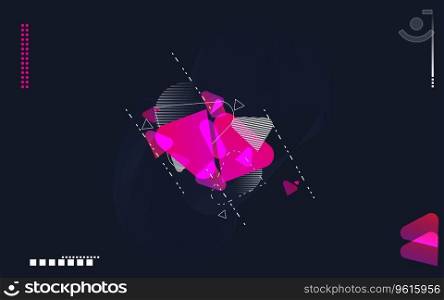 Modern shapes abstract background design