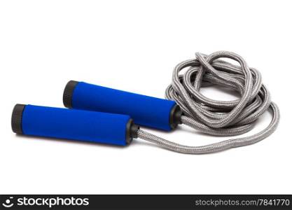 modern skipping rope on a white background