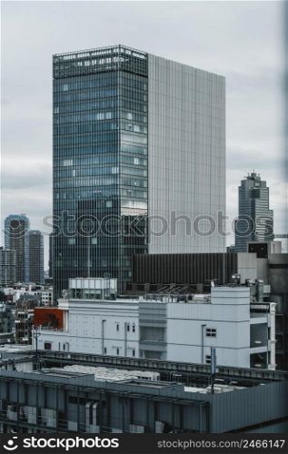 modern skyscrapers japan business district 2