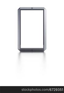 modern smartphone with blank screen