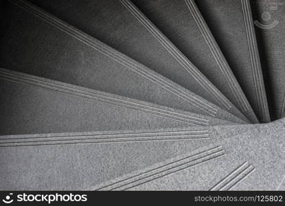 Modern spiral staircase. Luxurious interior at home or building. Abstract background. Picture for add text message. Backdrop for design art work.