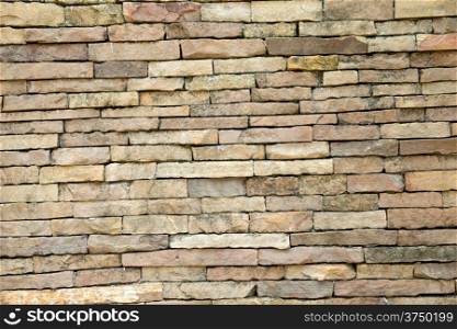 Modern stone brick wall background