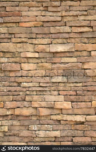 Modern stone brick wall background