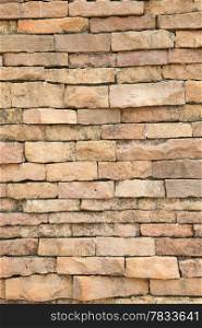 Modern stone brick wall background